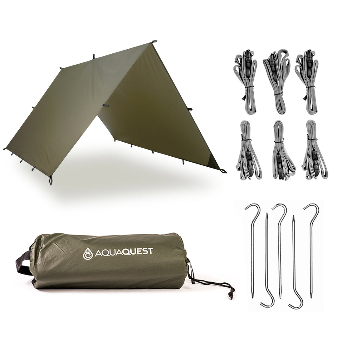 Guide Ultralight Tarp Camping Tarp AquaQuest Waterproof