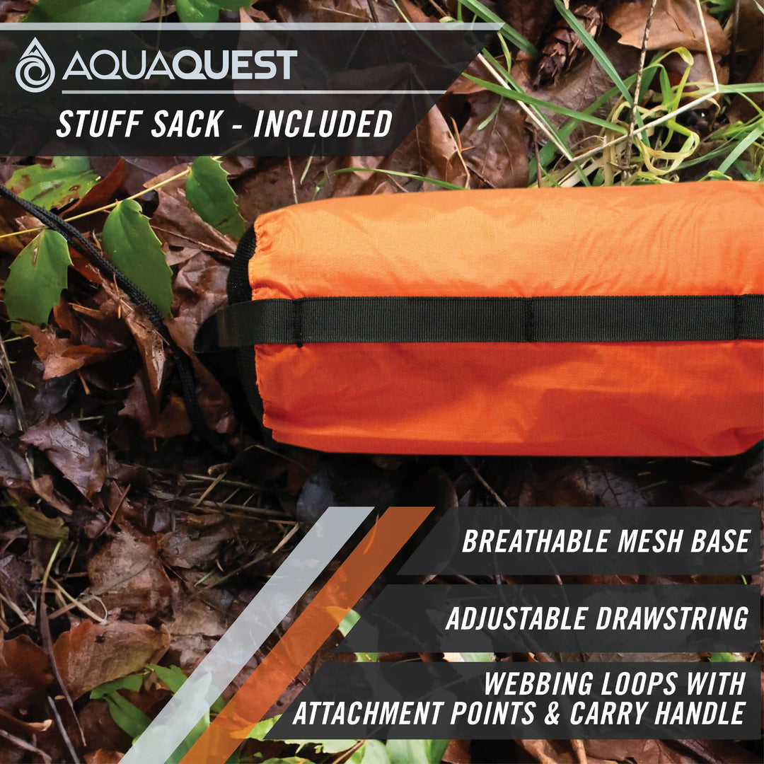 Survivor High Visibility Tarp Camping Tarp   AquaQuest Waterproof