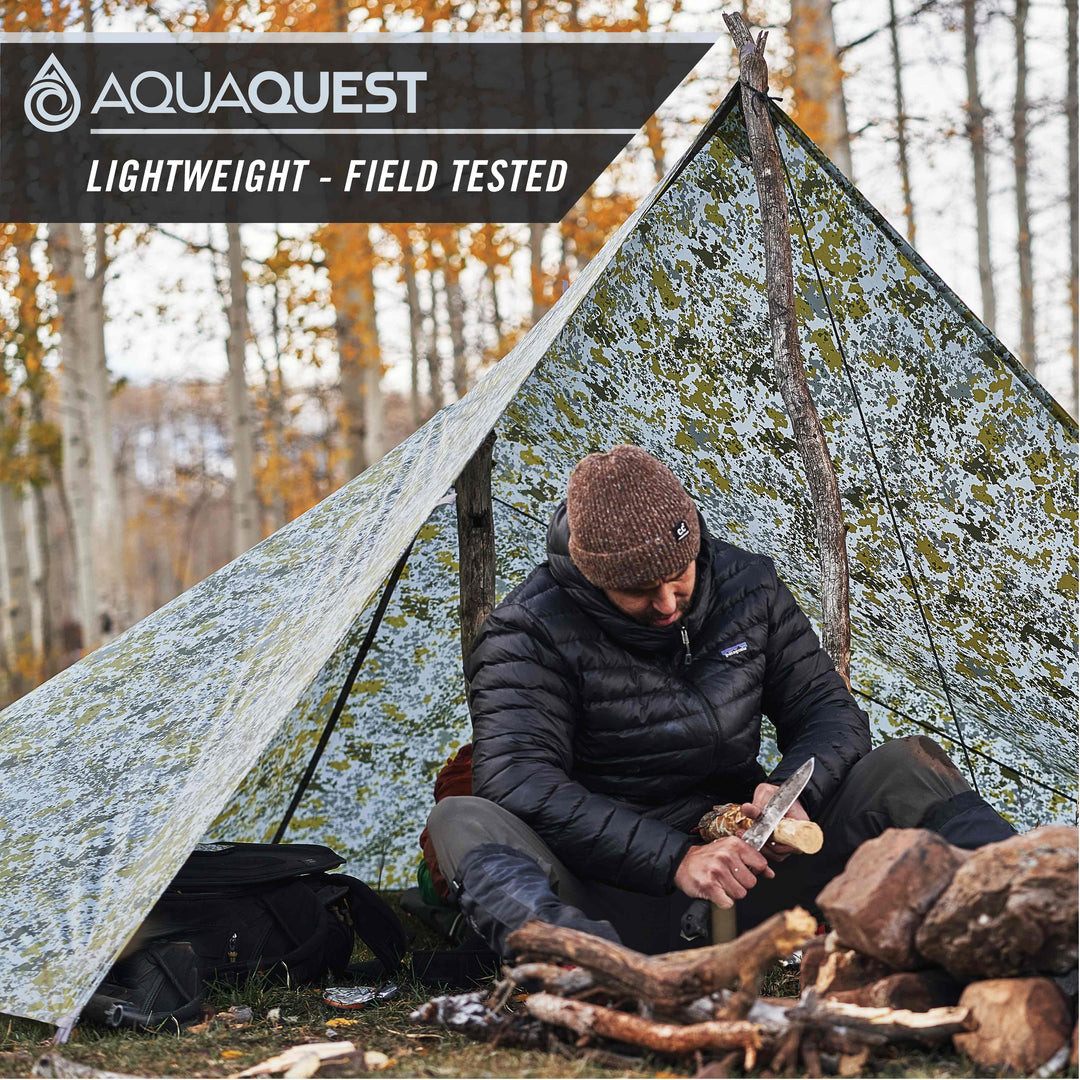 Safari Lightweight Tarp Camping Tarp AquaQuest Waterproof